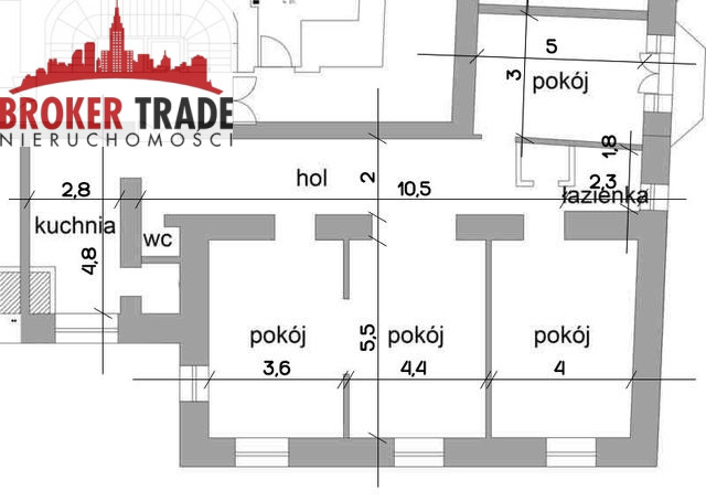 Mieszkanie Wynajem Warszawa Śródmieście al.&nbsp;Niepodległości 8